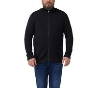 s.Oliver Herren Strickjacke - Regular Fit, Troyer-Kragen, Langarm