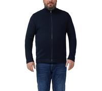 s.Oliver Herren Strickjacke - Regular Fit, Troyer-Kragen, Langarm
