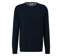 Strickpullover mit Logo-Stickerei XL blau