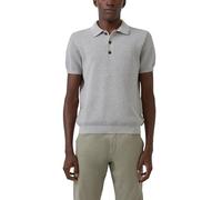 s.Oliver RED LABEL Regular Fit Poloshirt aus reiner Baumwolle in Mittelgrau, Größe XL