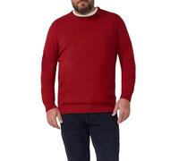 s.Oliver Herren Baumwollpullover 2148210.3626.4XL – Regular Fit, Logo-Stickerei, Rot 4XL