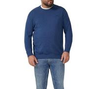 s.Oliver Baumwollpullover Crew-Neck mit Logo-Stickerei Blau 3XL 2148210.55W0.3XL