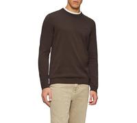 s.Oliver Herren Strickpullover - Regular Fit, Logo-Stickerei, Langarm