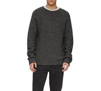 s.Oliver Herren Strickpullover - Regular Fit, meliert, Rundhals