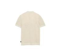 Strick-Polo mit Lochstruktur und Brusttasche S beige 2179644.9305.S