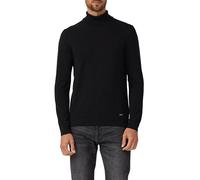 s.Oliver Rollkragenpullover Herren aus reiner Baumwolle Schwarz Größe L