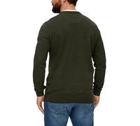 s.Oliver Herren Strickpullover - Regular Fit, Logo-Stickerei, Baumwolle