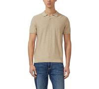 Strick-Poloshirt in Flammgarnstruktur S beige 2175901.8148.S