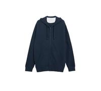 s.Oliver Herren Sweatshirt-Jacke - Regular Fit, Jersey, mit Kapuze und Logo-Reißverschluss