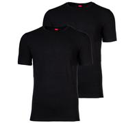 s.Oliver Herren T-Shirt, 2er Pack - Basic, Rundhals, einfarbig Schwarz L