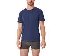 s.Oliver Herren T-Shirt, 2er Pack - Basic, Rundhals, einfarbig XL Blau
