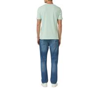 s.Oliver Herren T-Shirt, 4er Pack - Basic, Logoprint, Rundhals, Baumwolle Türkis/Dunkelgrau/Türkis/Schwarz S