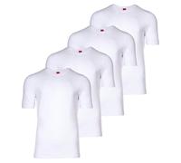 s.Oliver Herren T-Shirt, 4er Pack - Basic, Rundhals, einfarbig Weiß M