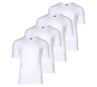 s.Oliver Herren T-Shirt, 4er Pack - Basic, Rundhals, einfarbig Weiß XL