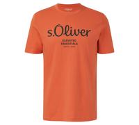 Baumwoll-T-Shirt mit Logo-Print S orange 2139909.34D1.S