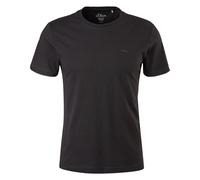 Regular Fit T-Shirt aus Bio-Baumwolle S men Black
