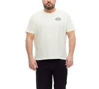Baumwoll-T-Shirt mit Front- und Rückenprint 3XL creme 2181153.02D2.3XL