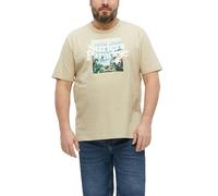 s.Oliver Herren T-Shirt - Big Size Fit, Flammgarn, Frontprint