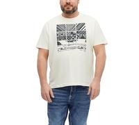 Baumwoll-T-Shirt mit Frontprint 3XL creme 2181150.02D1.3XL