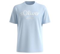 s.Oliver Herren T-Shirt - Big Size Fit, Jersey, Label-Print