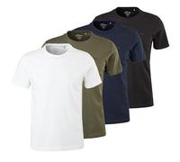 s.Oliver Herren T Shirt (DE/NL/SE/PL, Alphanumerisch, XL, Regular, Regular, weiß/Oliv/Navy/schwarz)