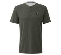 s.Oliver Herren T-Shirt - Henleyausschnitt, Kurzarm, Big Size Fit