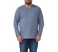 Softes Longsleeve mit Crew Neck und Logo-Patch 4XL blau 2174167.5363.4XL