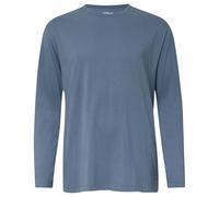 Softes Longsleeve mit Crew Neck und Logo-Patch 5XL blau 2174167.5978.5XL