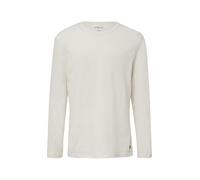 s.Oliver Herren Longsleeve 2170134 Softes Crewneck mit Logo-Patch Grau M