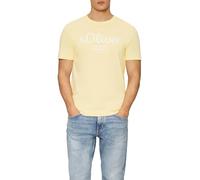 s.Oliver Herren T-Shirt mit Logo-Print - aus Baumwolle, Regular Fit, Rundhals