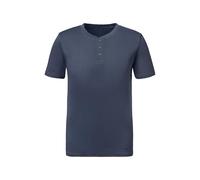 Pyjama-Shirt mit Knopfleiste M blau 6008388.5700.M