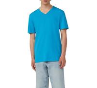 s.Oliver Herren T-Shirt mit V-Neck (DE/NL/SE/PL, Alphanumerisch, XL, Regular, Regular, türkis)
