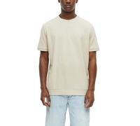 s.Oliver Herren T-Shirt - Regular Fit, Baumwollmix mit Jacquard-Muster, strukturiert