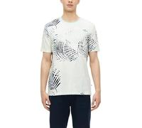 Flammgarn-Shirt mit All-over-Print XXL türkis|mehrfarbig 2178220.64A6.XXL
