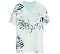 s.Oliver Herren T-Shirt - Regular Fit, Flammgarn-Jersey, All-Over-Print, strukturiert