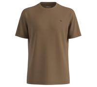 s.Oliver Herren T-Shirt - Regular Fit, Flammgarn-Jersey, strukturiert, Logo-Detail