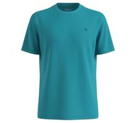 s.Oliver Herren T-Shirt - Regular Fit, Flammgarn-Jersey, strukturiert, Logo-Detail