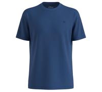 s.Oliver Herren T-Shirt - Regular Fit, Flammgarn-Jersey, strukturiert, Logo-Detail