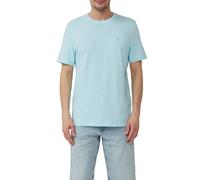 s.Oliver Herren T-Shirt - Regular Fit, Flammgarn, Logo-Print