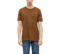 s.Oliver Herren T-Shirt - Regular Fit, Jacquard-Struktur, Rundhalsausschnitt, atmungsaktiv