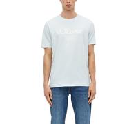 s.Oliver Herren T-Shirt - Regular Fit, Jersey, Label-Print