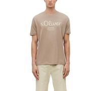 s.Oliver Herren T-Shirt - Regular Fit, Jersey, Label-Print