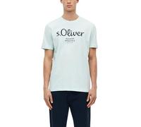s.Oliver Herren T-Shirt - Regular Fit, Jersey, Label-Print