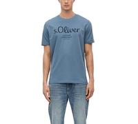 s.Oliver Herren T-Shirt - Regular Fit, Jersey, Label-Print