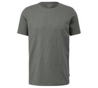 s.Oliver Herren T-Shirt - Regular Fit, Jersey, Rundhalsausschnitt mit Rollkante