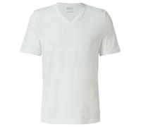 s.Oliver Herren T-Shirt - Regular Fit, V-Ausschnitt, Logo, Jersey