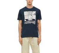s.Oliver Herren T-Shirt - Regular Fit, weiche Baumwolle, Jersey, Frontprint