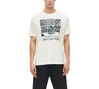 s.Oliver Herren T-Shirt - Regular Fit, weiche Baumwolle, Jersey, Frontprint