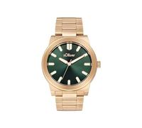 s.Oliver Herren Uhr Armbanduhr Edelstahl Gold 2037713