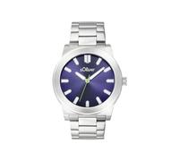 s.Oliver Herren Uhr Armbanduhr Edelstahl Silber 2037712